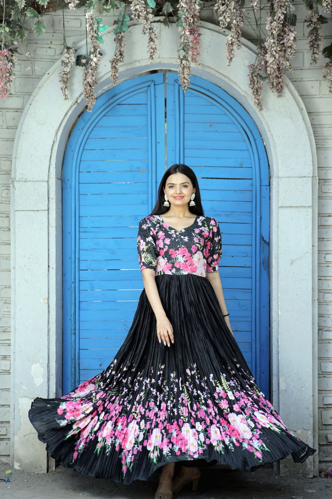  KA-1042 Floral Printed Gown Catalog